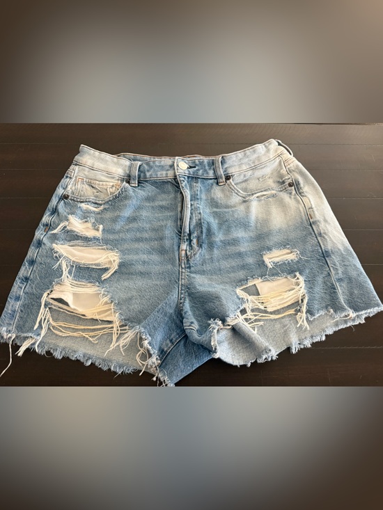 American Eagle Outfitters Pants - American Eagle Outfitters Light Wash Ripped Denim Shorts
